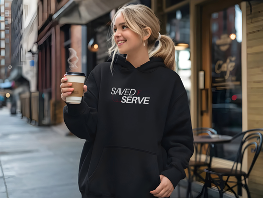 Unisex Saved to Serve Hoodie