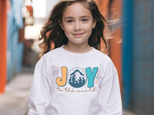 Joy To The World Youth Christian Sweatshirt