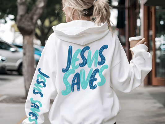 Trendy Jesus Saves Hoodie