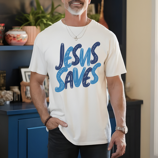 Unisex Jesus Saves Comfort Colors T-shirt