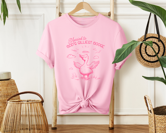 Married to God's Silliest Goose Softstyle T-shirt