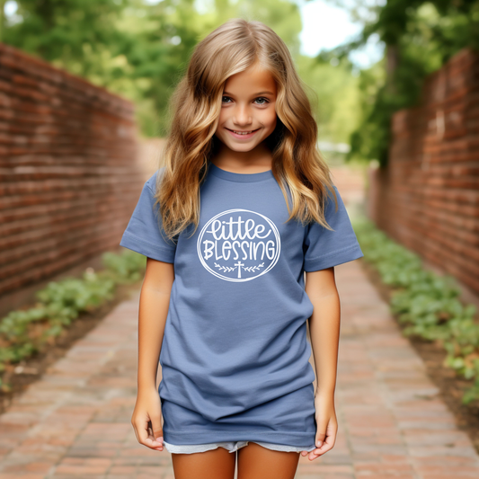 Little Blessing Comfort Colors Youth Christian Shirt