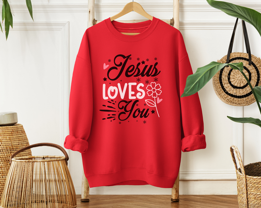 Jesus Loves You Sweatshirt - Christian Mom Sweatshirt