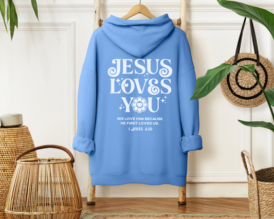 Jesus Loves You Hoodie - Unisex Christian Hoodie