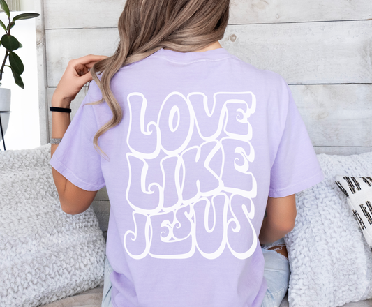 Love Like Jesus Comfort Colors T-shirt - Christian Tee