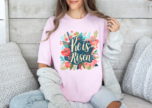 He is Risen Women's Comfort Colors Shirt