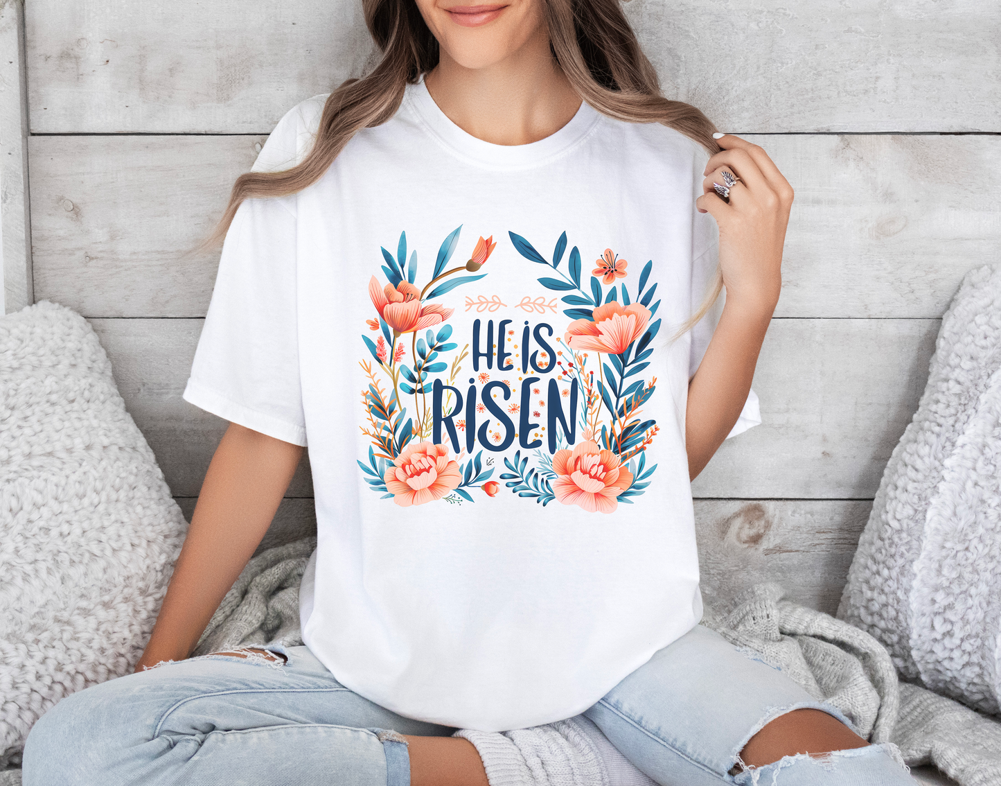 He is Risen Women's Comfort Colors T-shirt