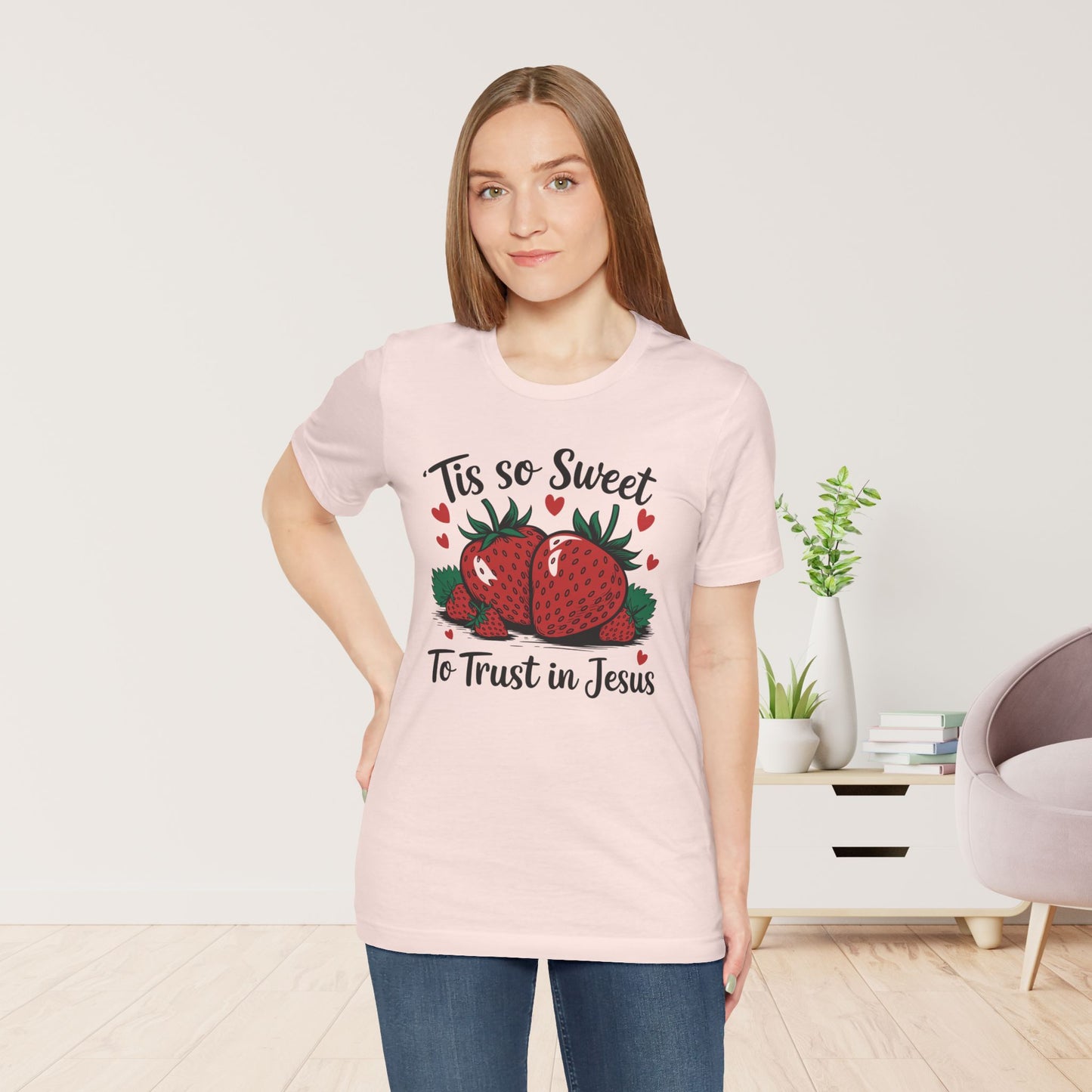 'Tis So Sweet to Trust in Jesus Soft Cotton Tee