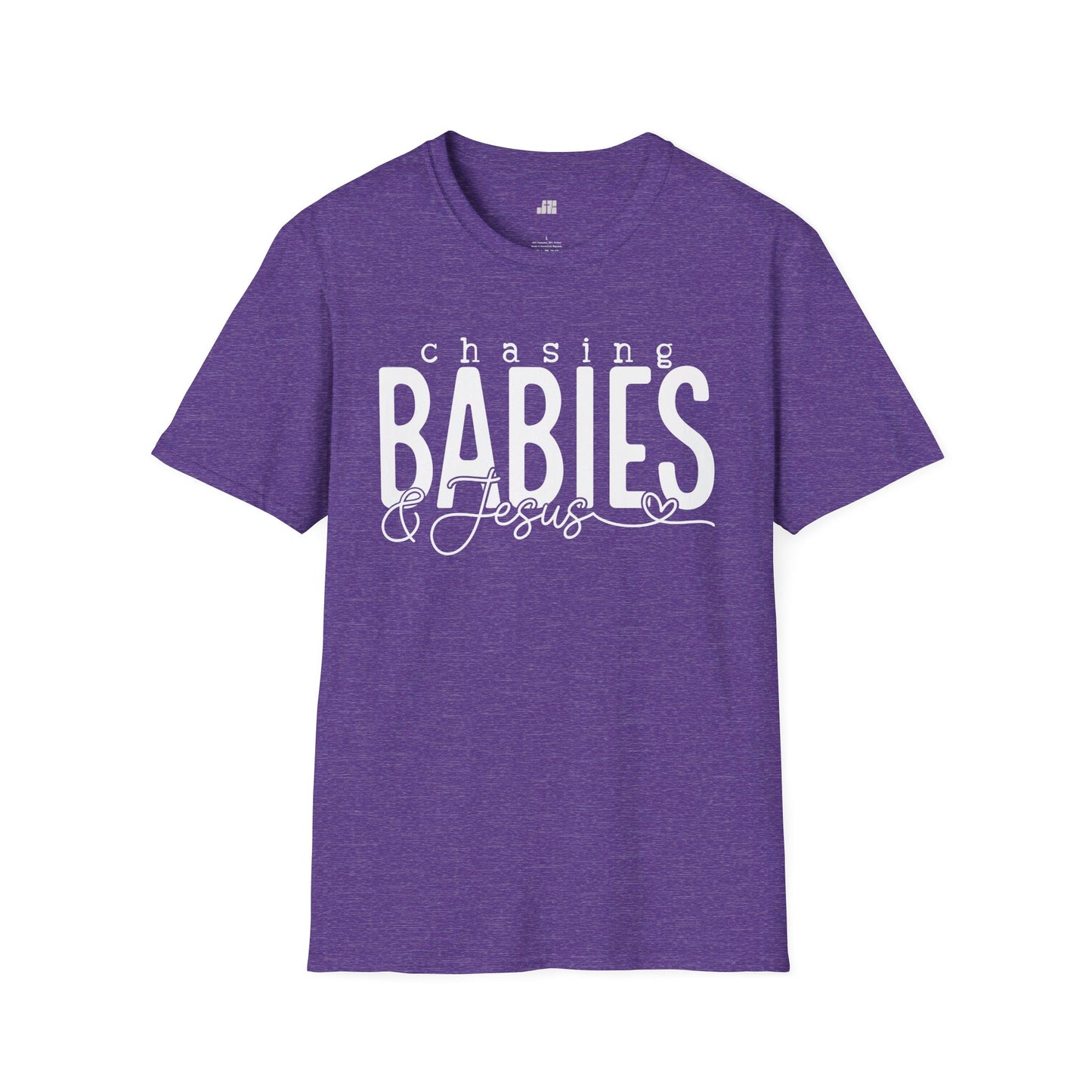 Chasing Babies & Jesus Softstyle T-shirt