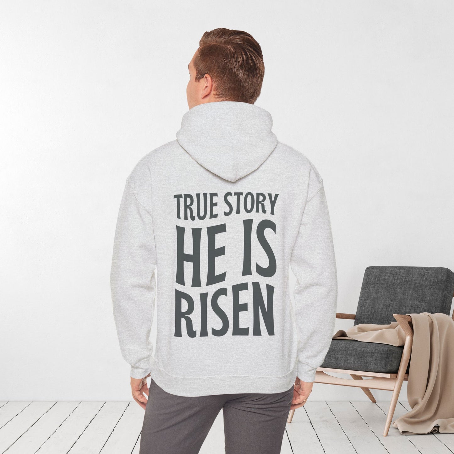 True Story He is Risen Christian Hoodie