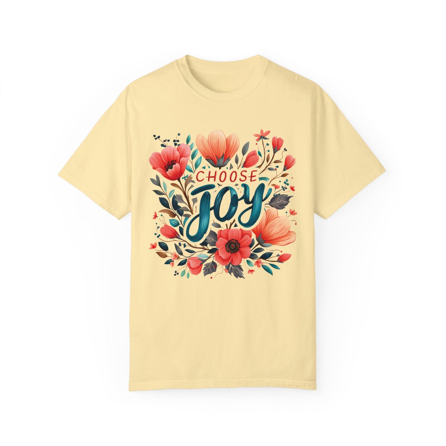 Women's Comfort Colors Choose Joy Tee - Christian Shirt