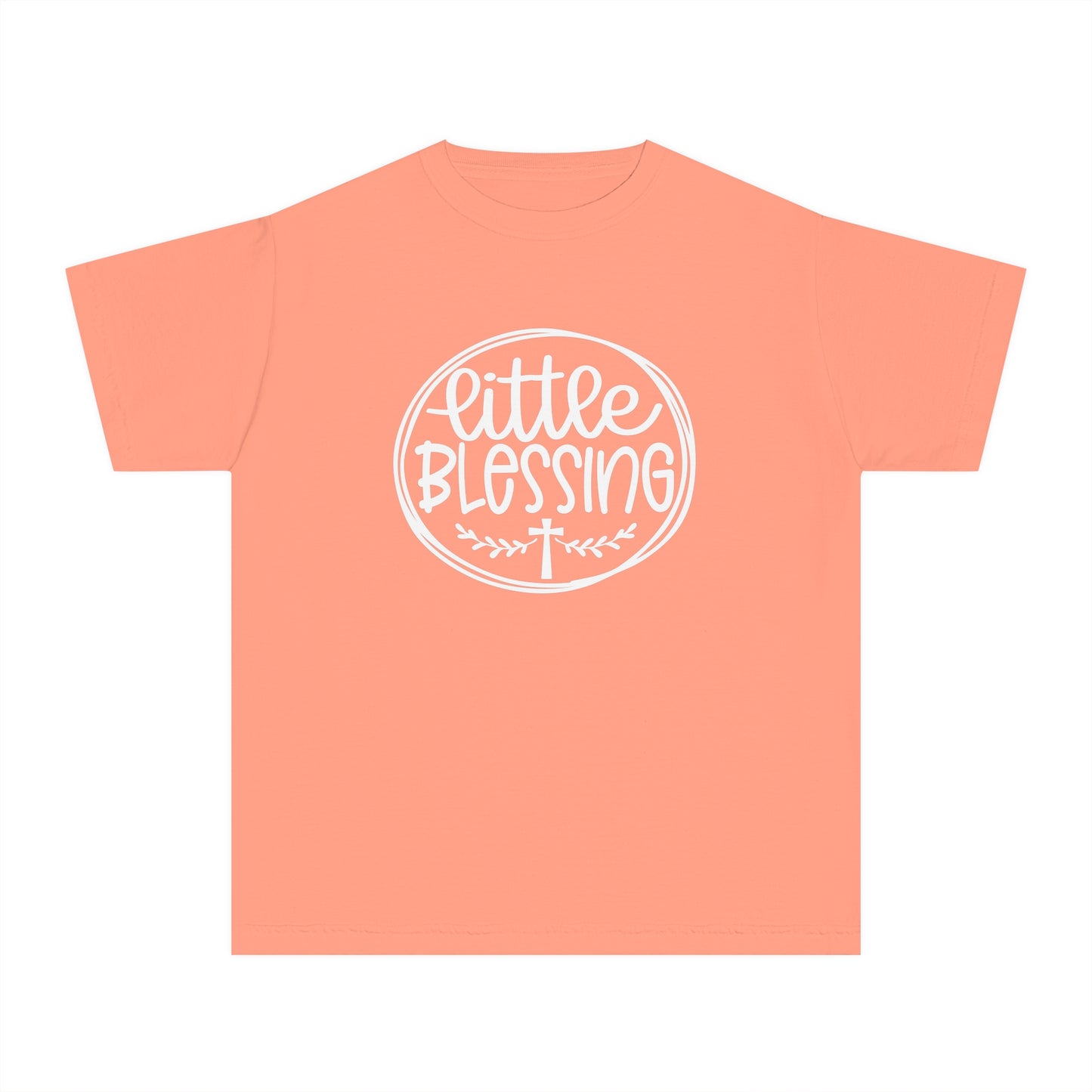 Little Blessing Comfort Colors Youth Christian Shirt