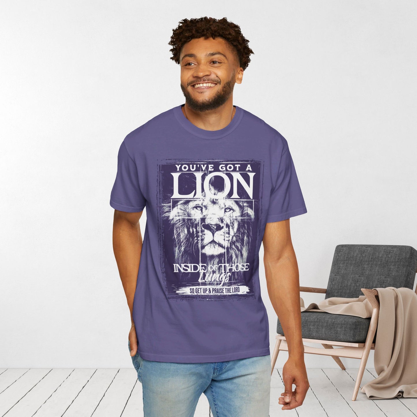 Praise the Lord Comfort Colors Tee - Christian Shirt