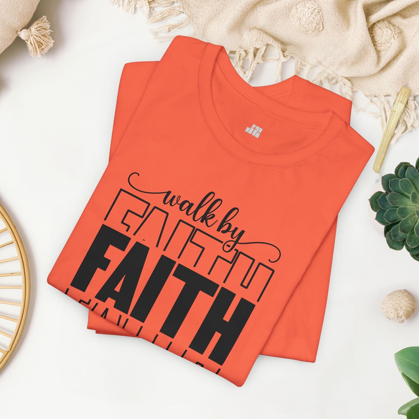 Walk by Faith Christian Soft Cotton Tee