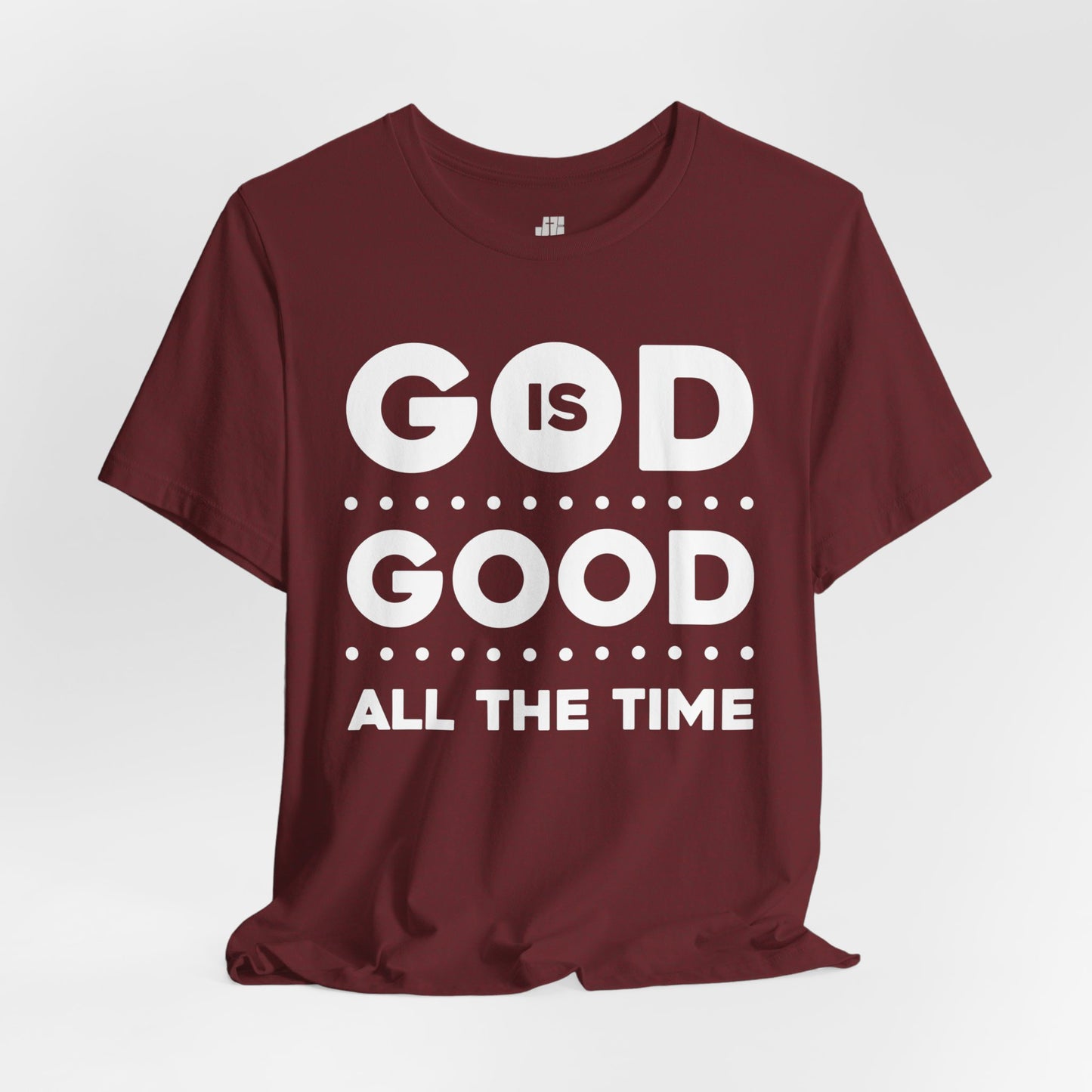 God Is Good All The Time Soft Cotton Tee - Christian Tee