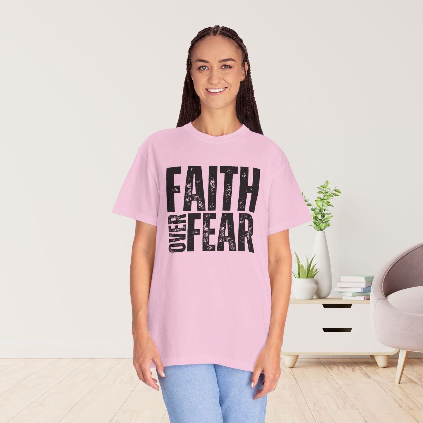 Comfort Colors Faith Over Fear Shirt Unisex Shirt