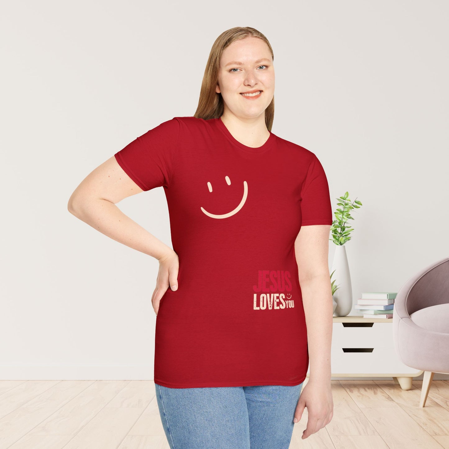 Unisex Jesus Loves You Softstyle T-shirt