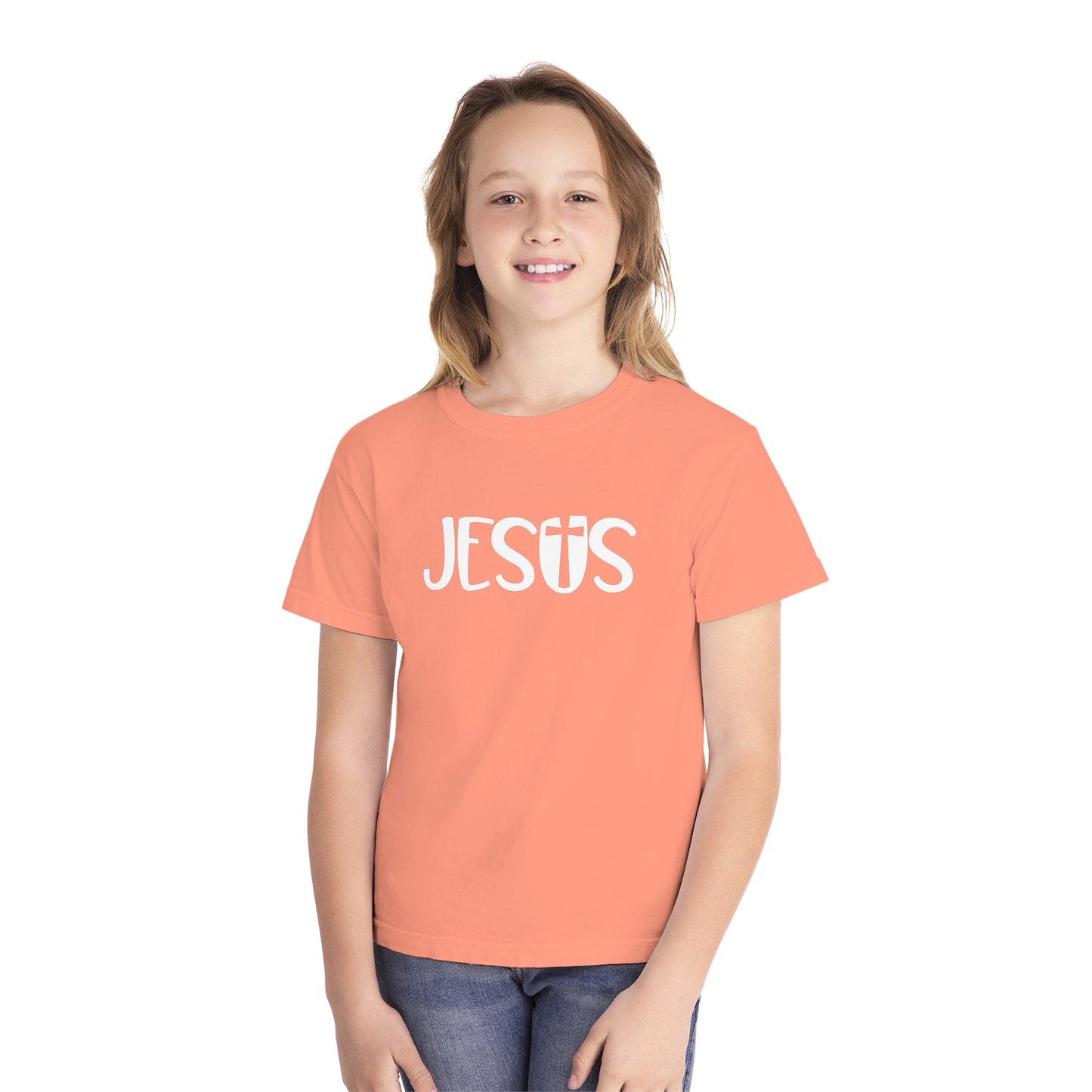 Jesus Comfort Colors Youth Christian Shirt