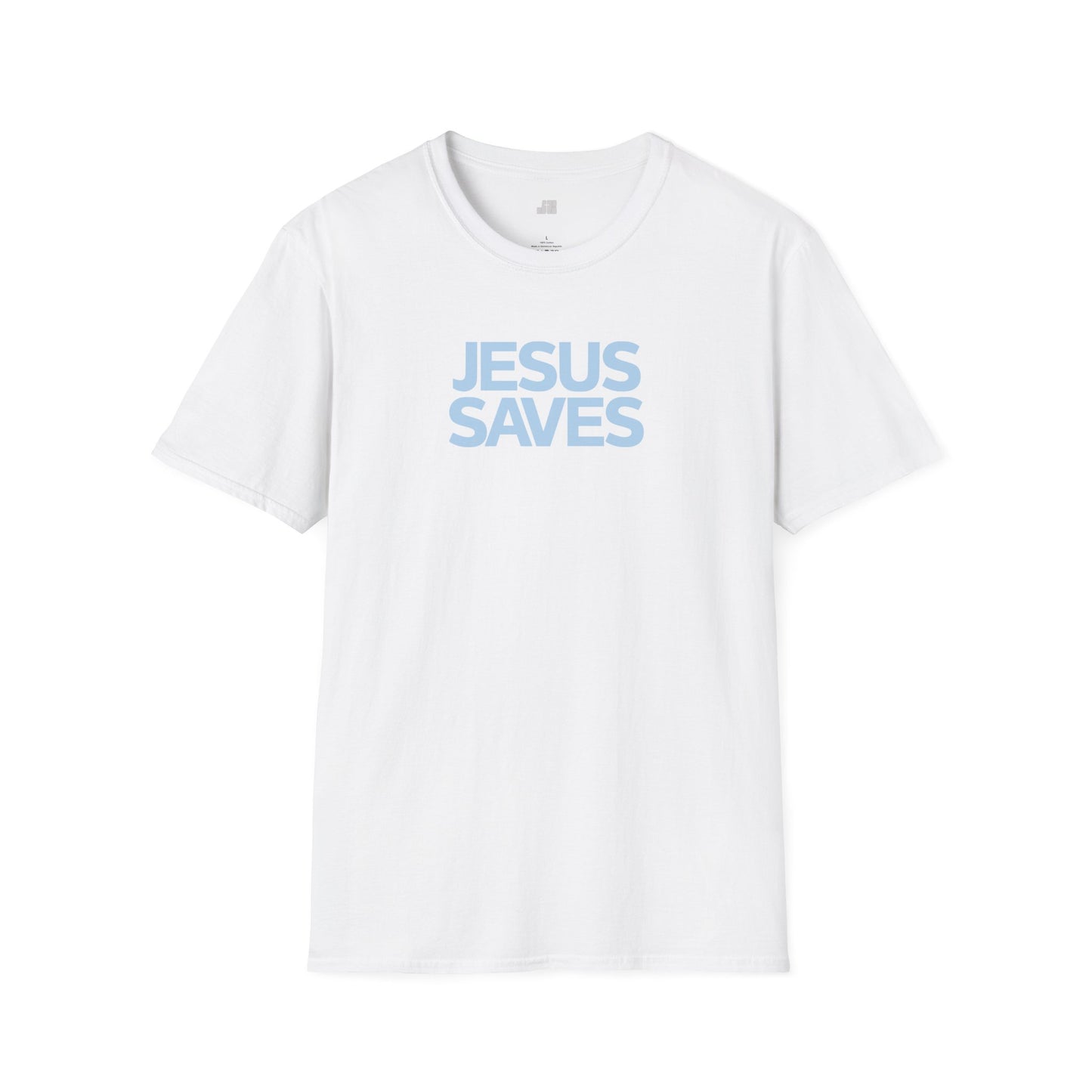 Jesus Saves Softstyle T-shirt - Acts 4:12 Bible Verse Christian Tee