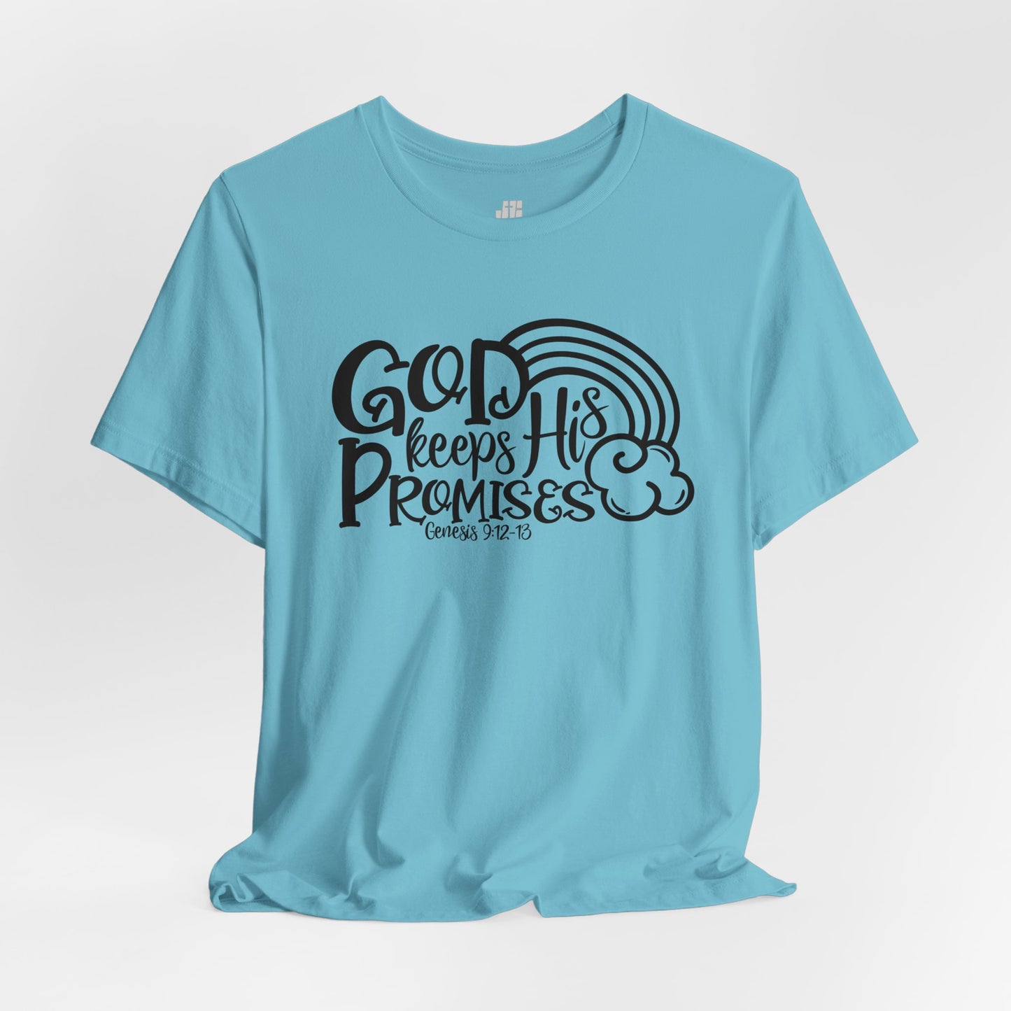 God Keeps His Promises Soft Cotton Tee - Bible Verse Christian Tee