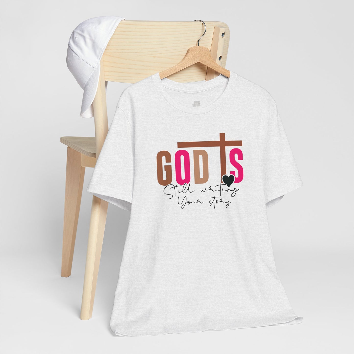 Pink God is Still Writing Your Story Christian Soft Cotton Tee