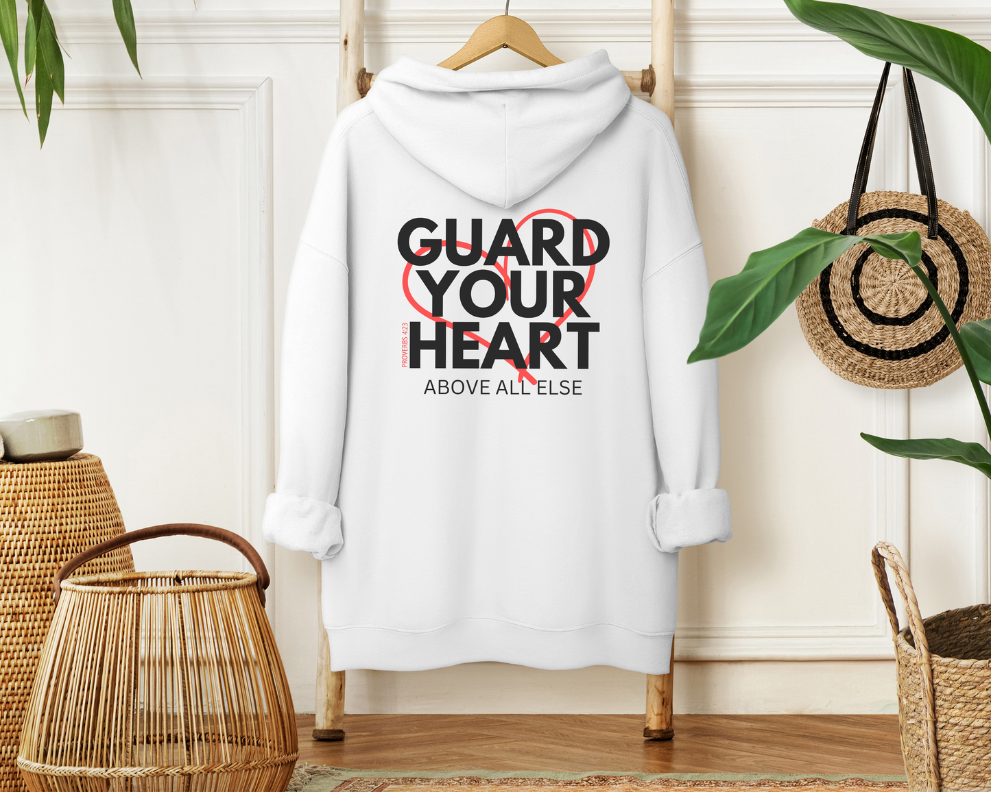 Guard Your Heart Proverbs 4:23 Hoodie