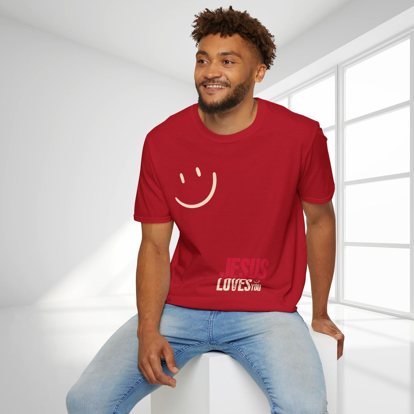 Unisex Jesus Loves You Softstyle T-shirt