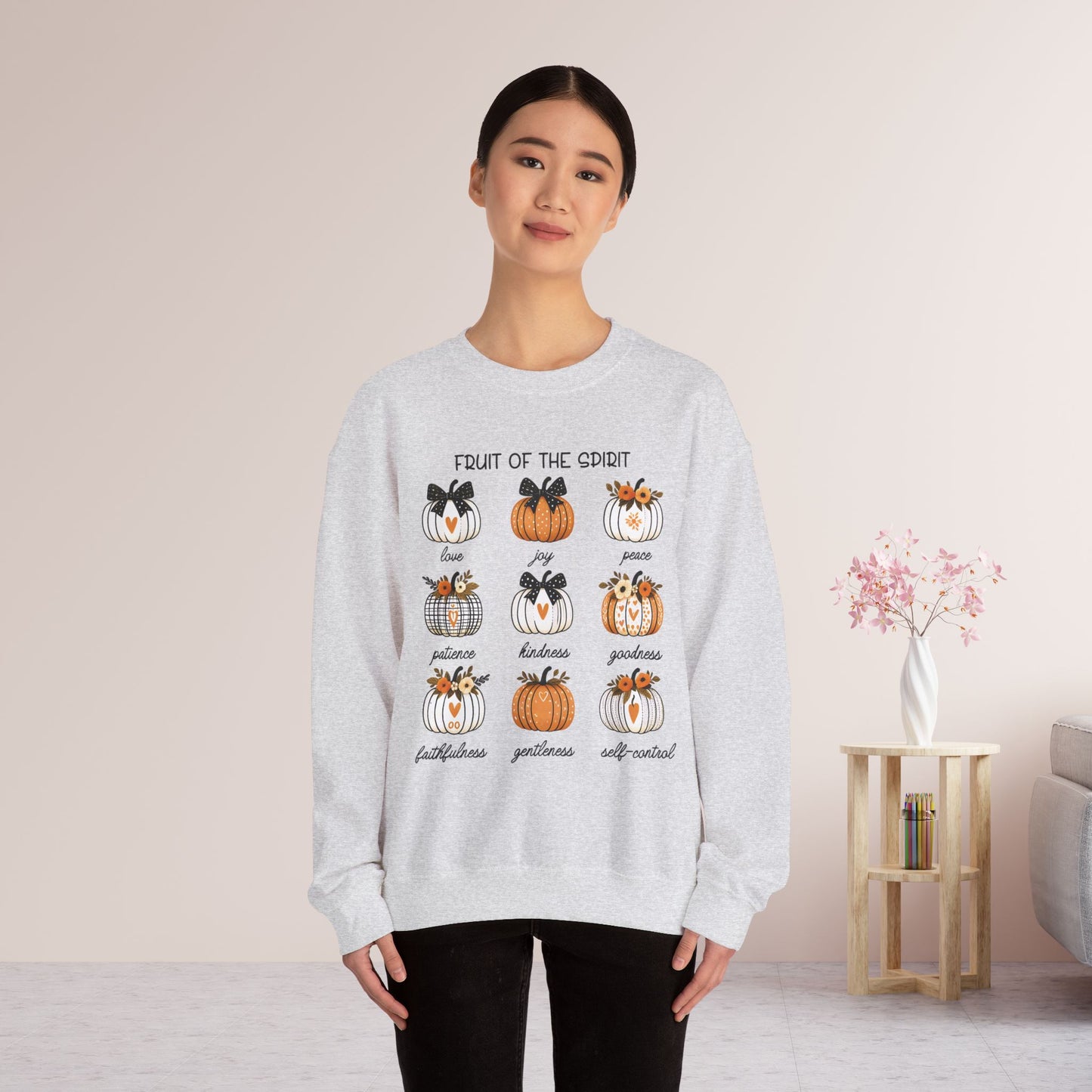 Pumpkin Fruit of The Spirit Christian Sweatshirt - Christian Pullover