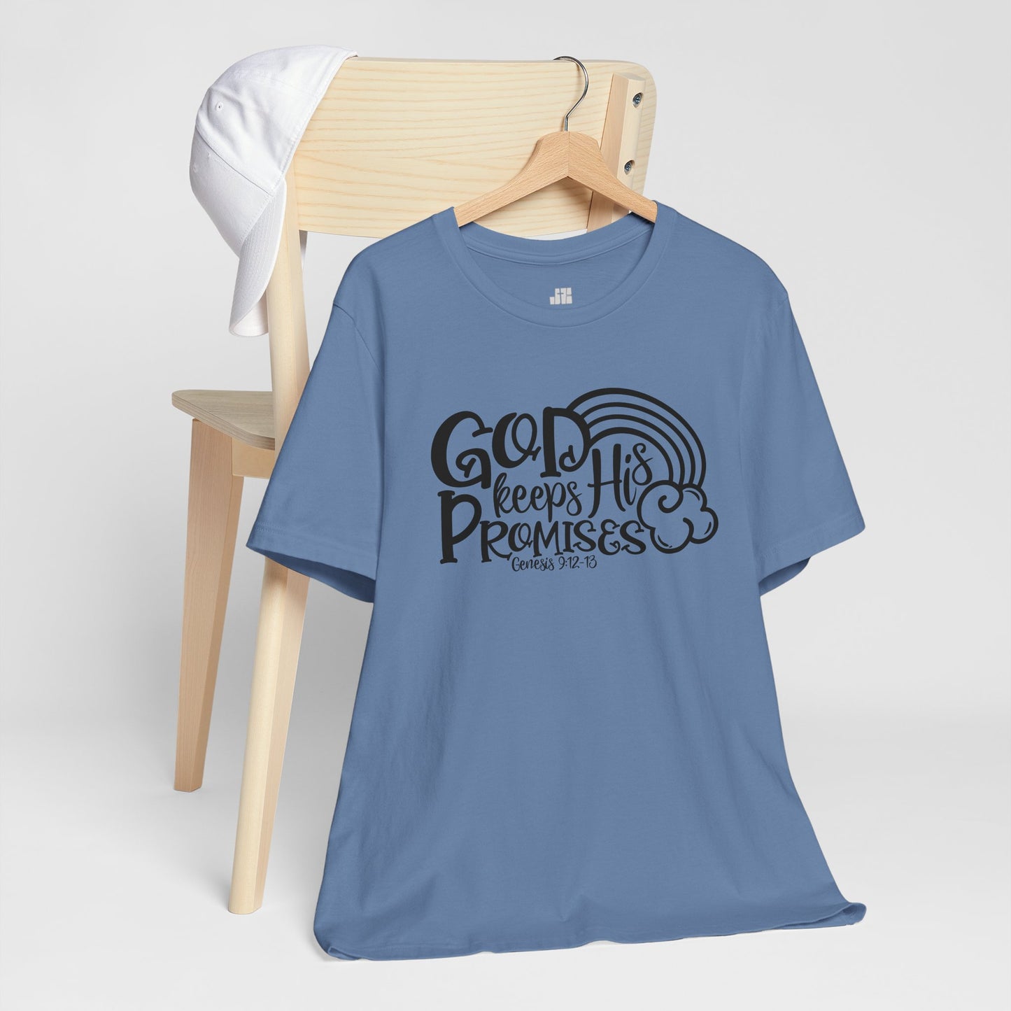 God Keeps His Promises Soft Cotton Tee - Bible Verse Christian Tee