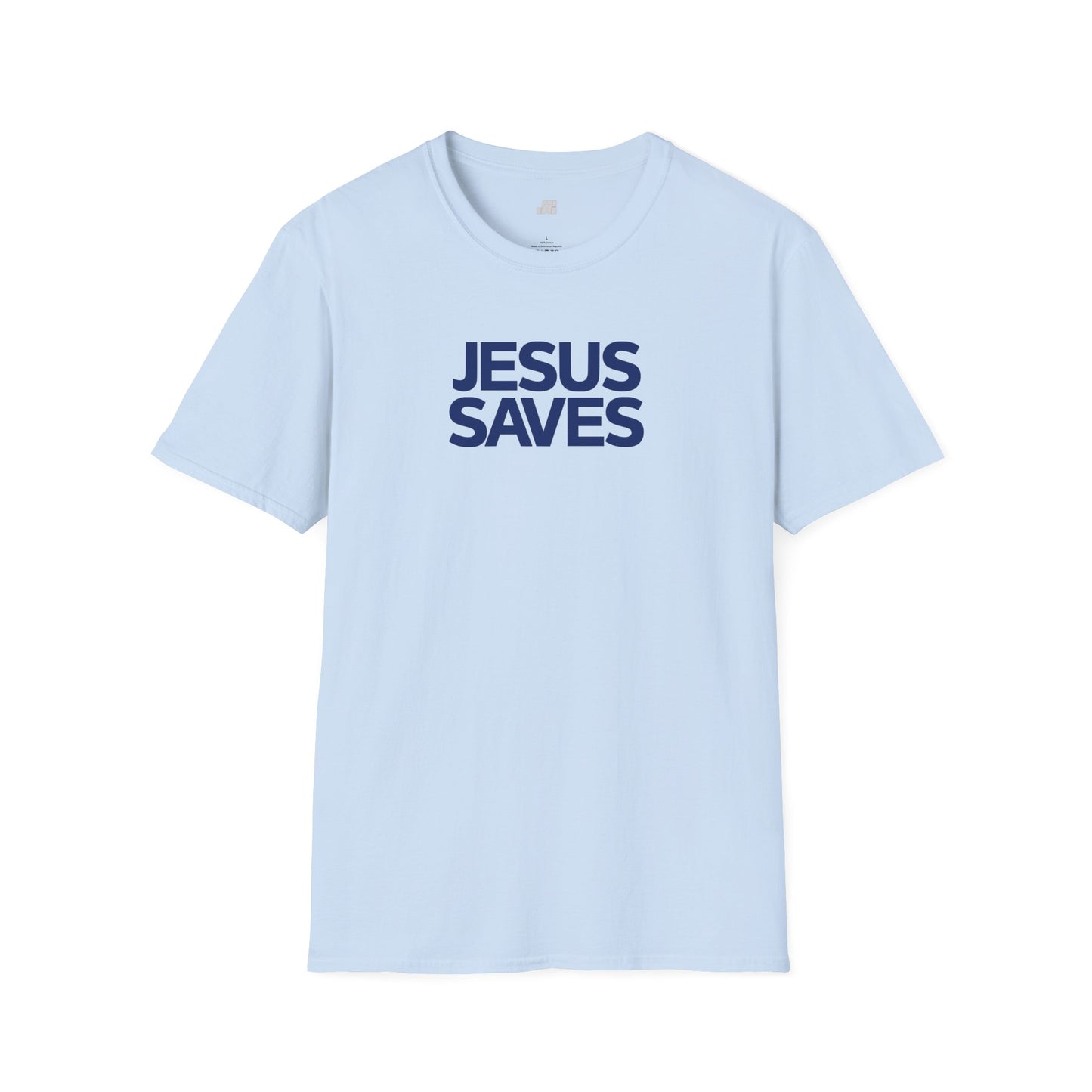 Jesus Saves Softstyle T-shirt - Acts 4:12 Bible Verse Christian T-shirt