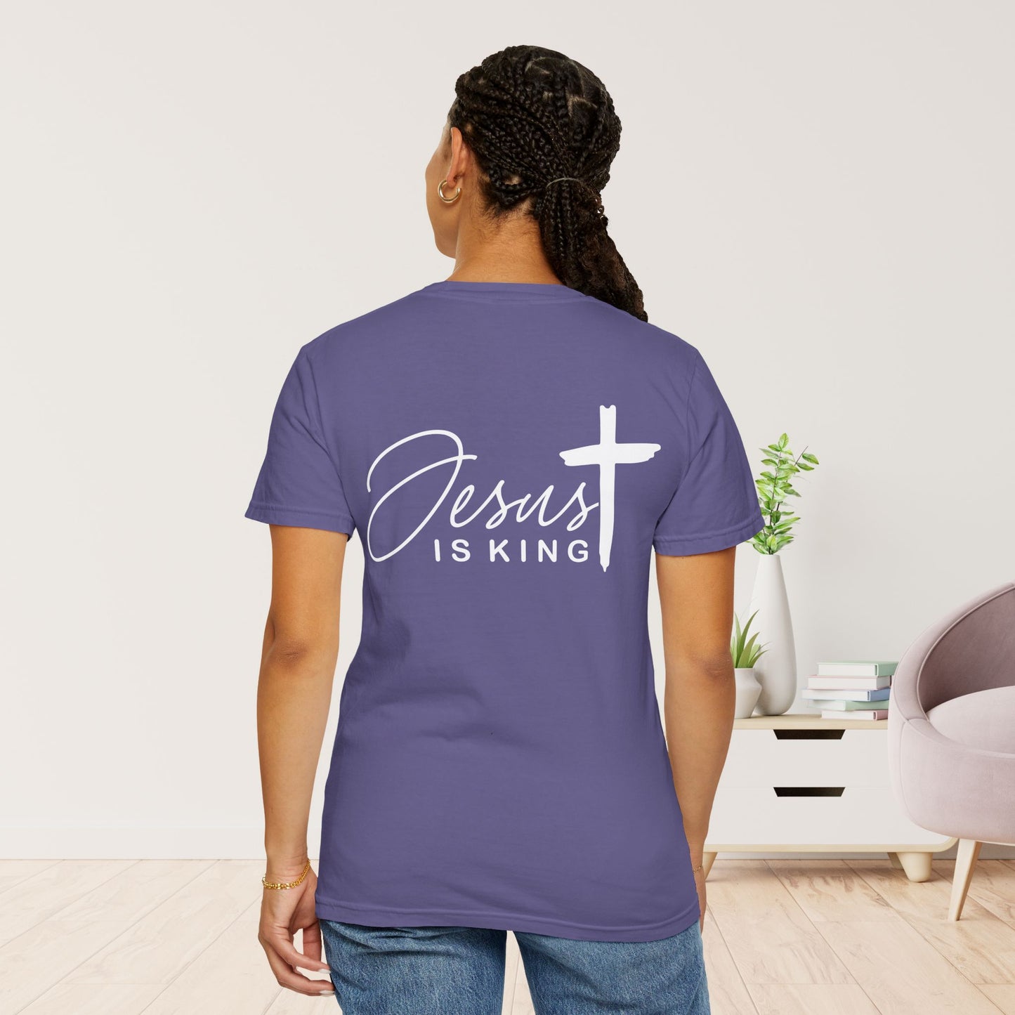 Comfort Colors Jesus is King Christian Shirt