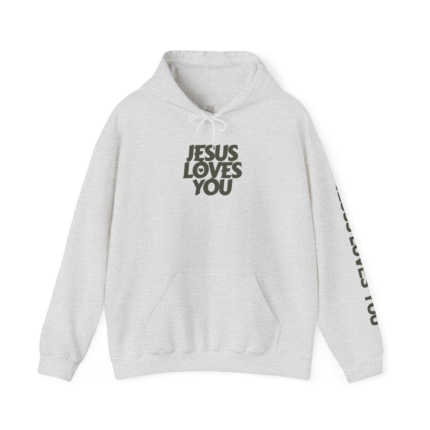 Jesus Loves You Hoodie - John 15:13 Bible Verse Christian Hoodie