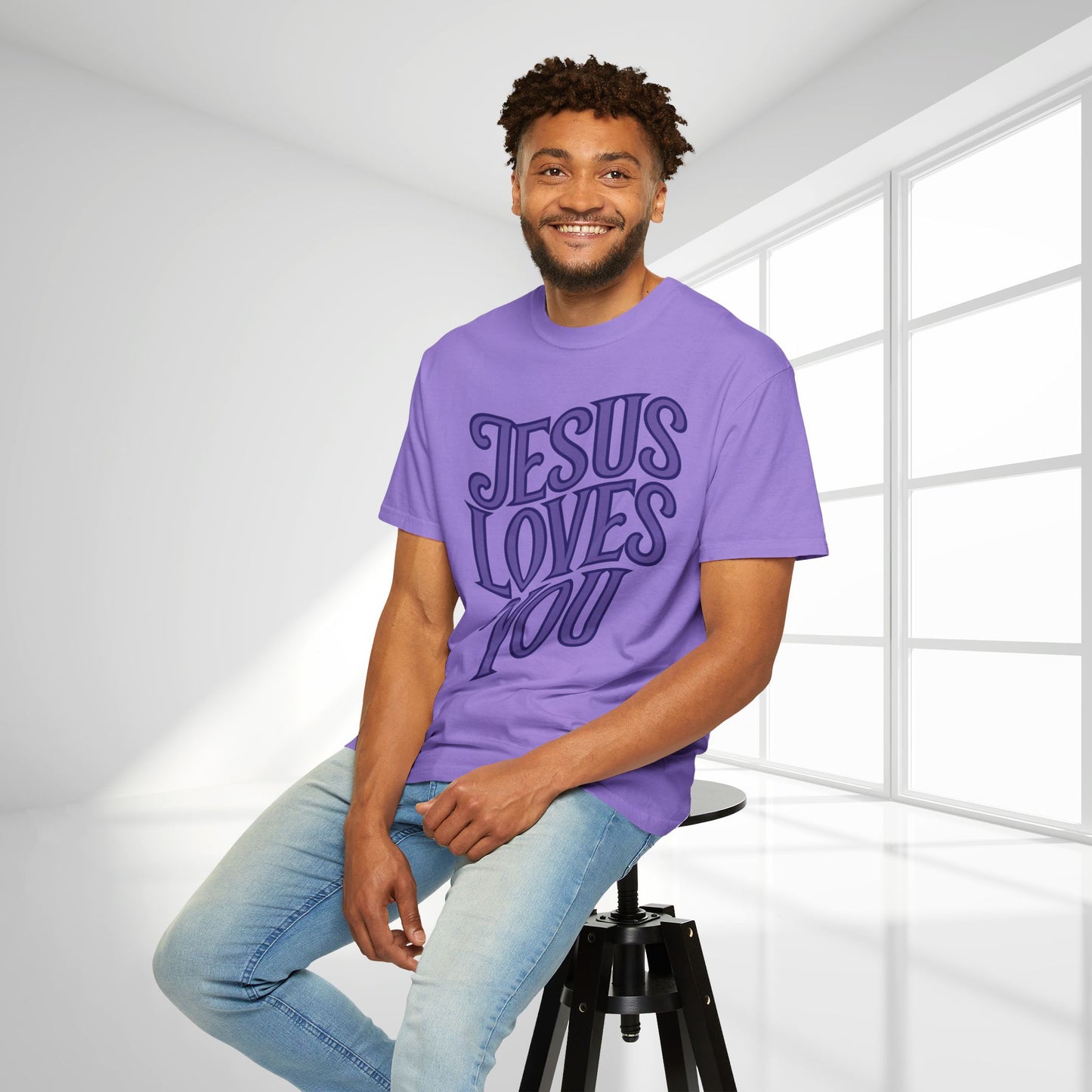 Jesus Loves You Comfort Colors Shirt