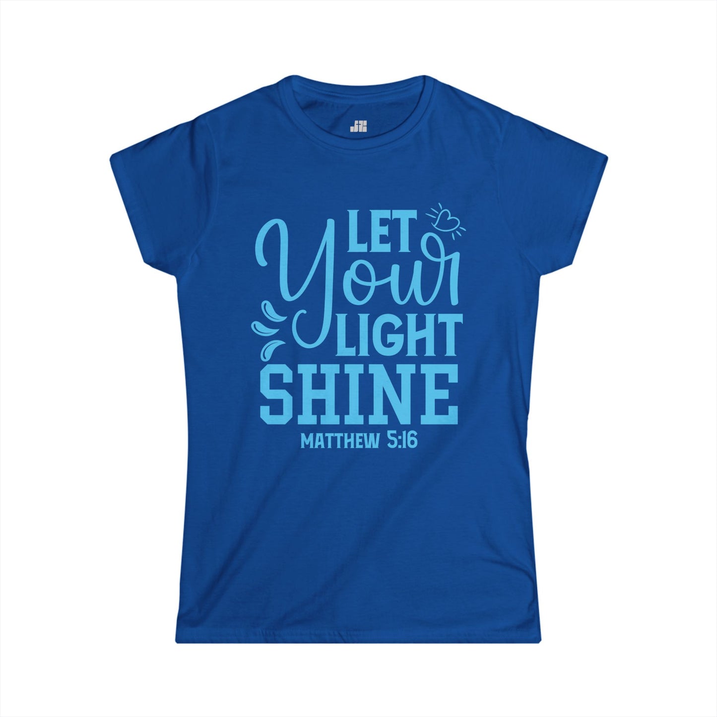 Christian Women's Let Your Light Shine Softstyle T-shirt