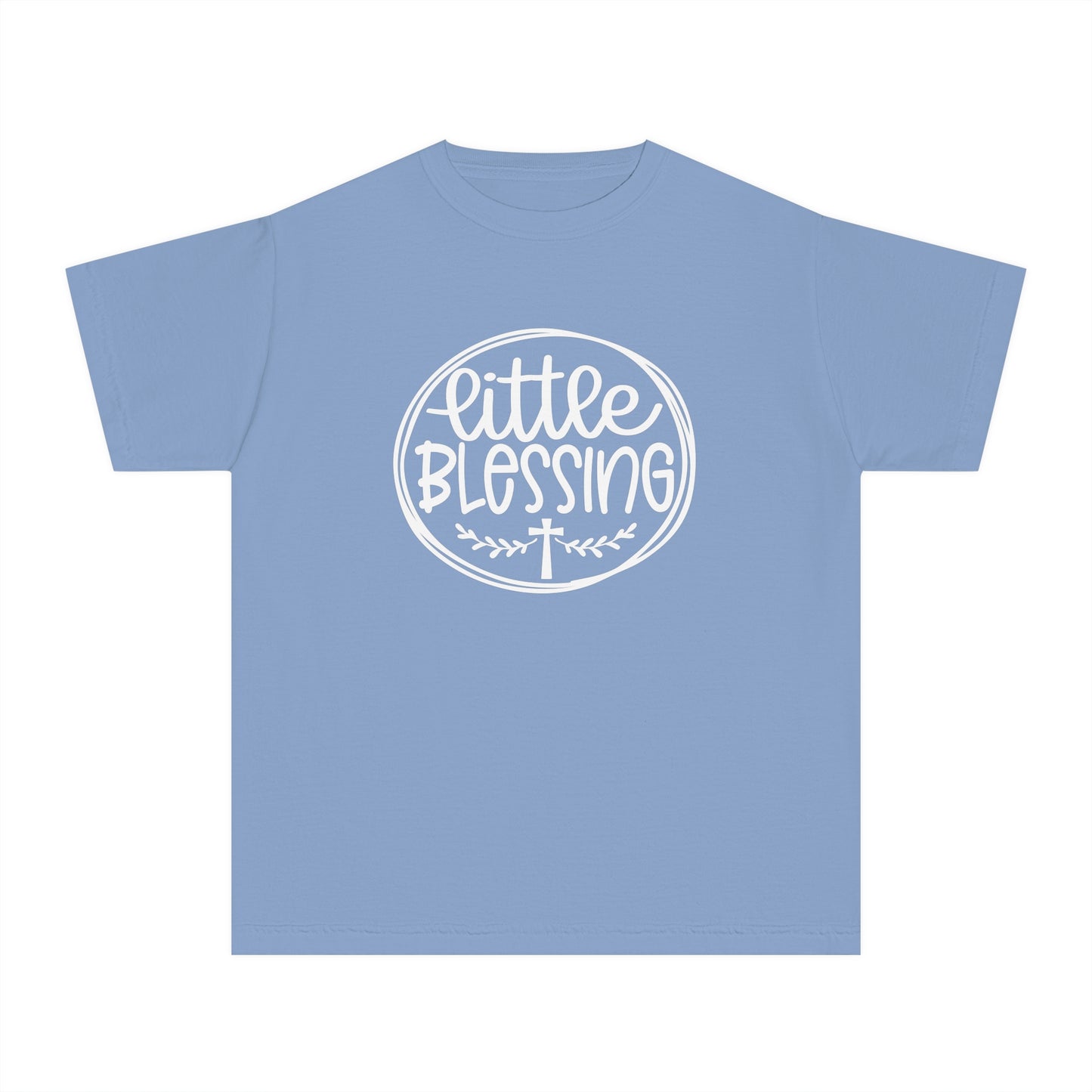 Little Blessing Comfort Colors Youth Christian Shirt