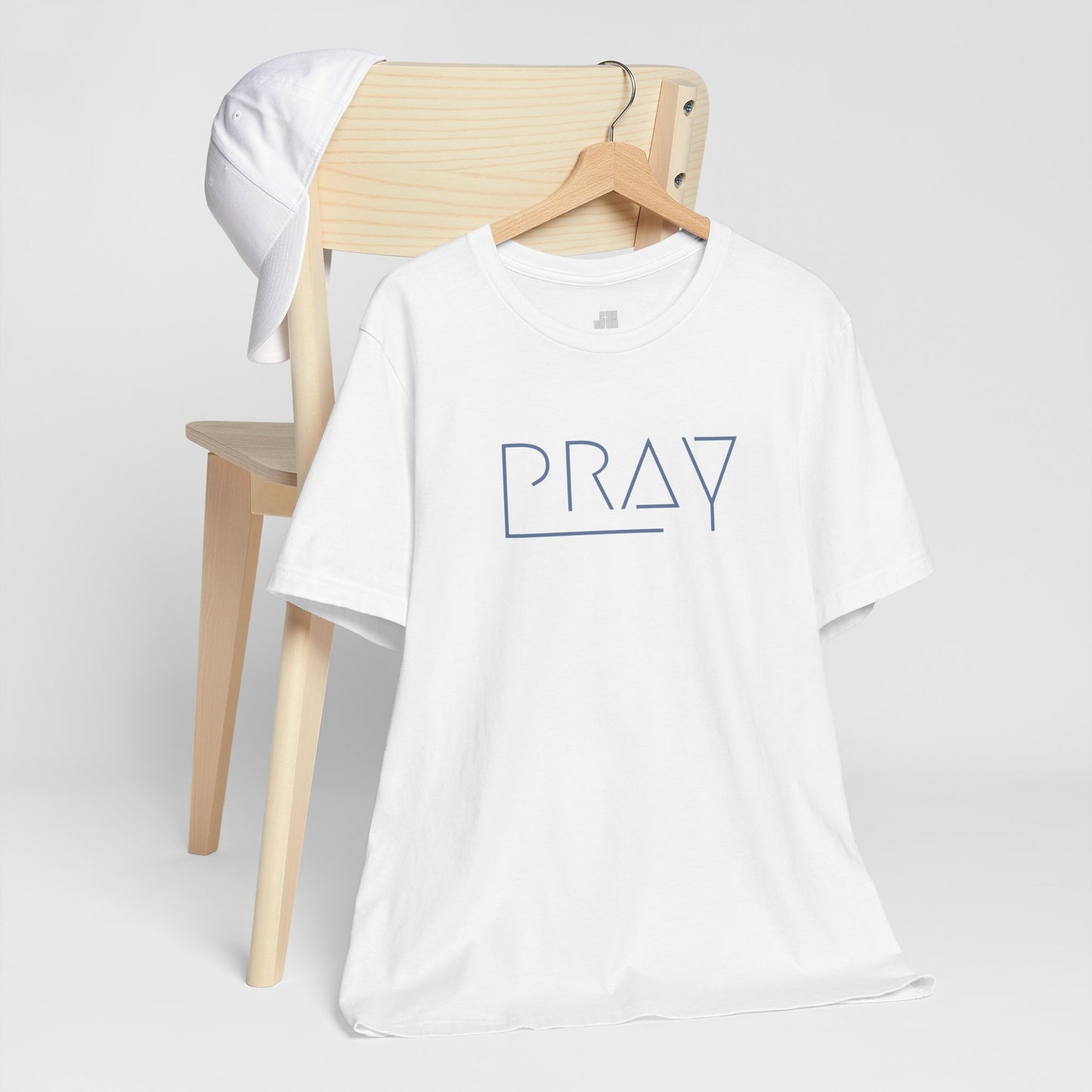 Minimalist Pray Soft Cotton Tee - Pray On It, Pray Over It, Pray Through It T-shirt