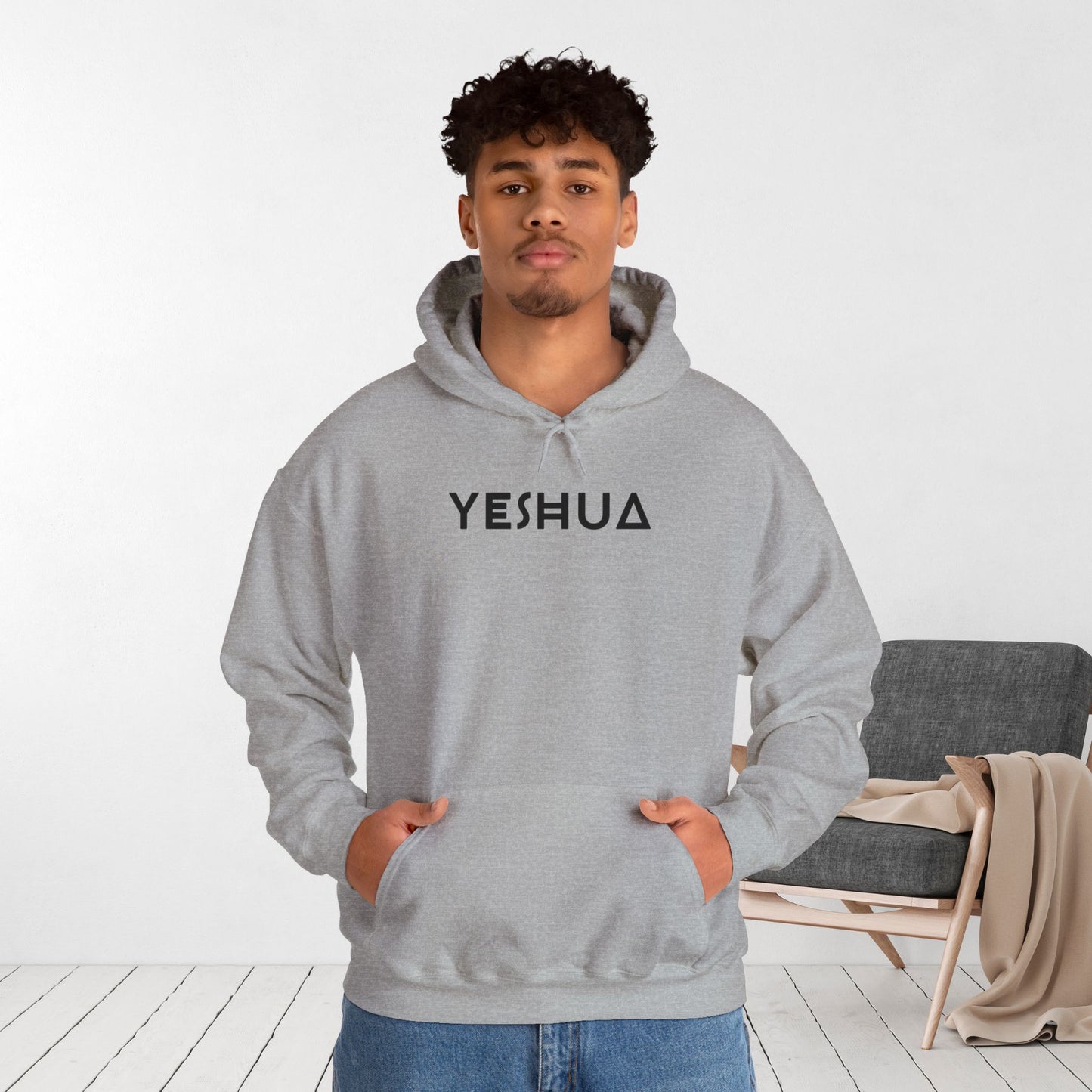 YESHUA Hoodie -  Minimalist Christian Hoodie