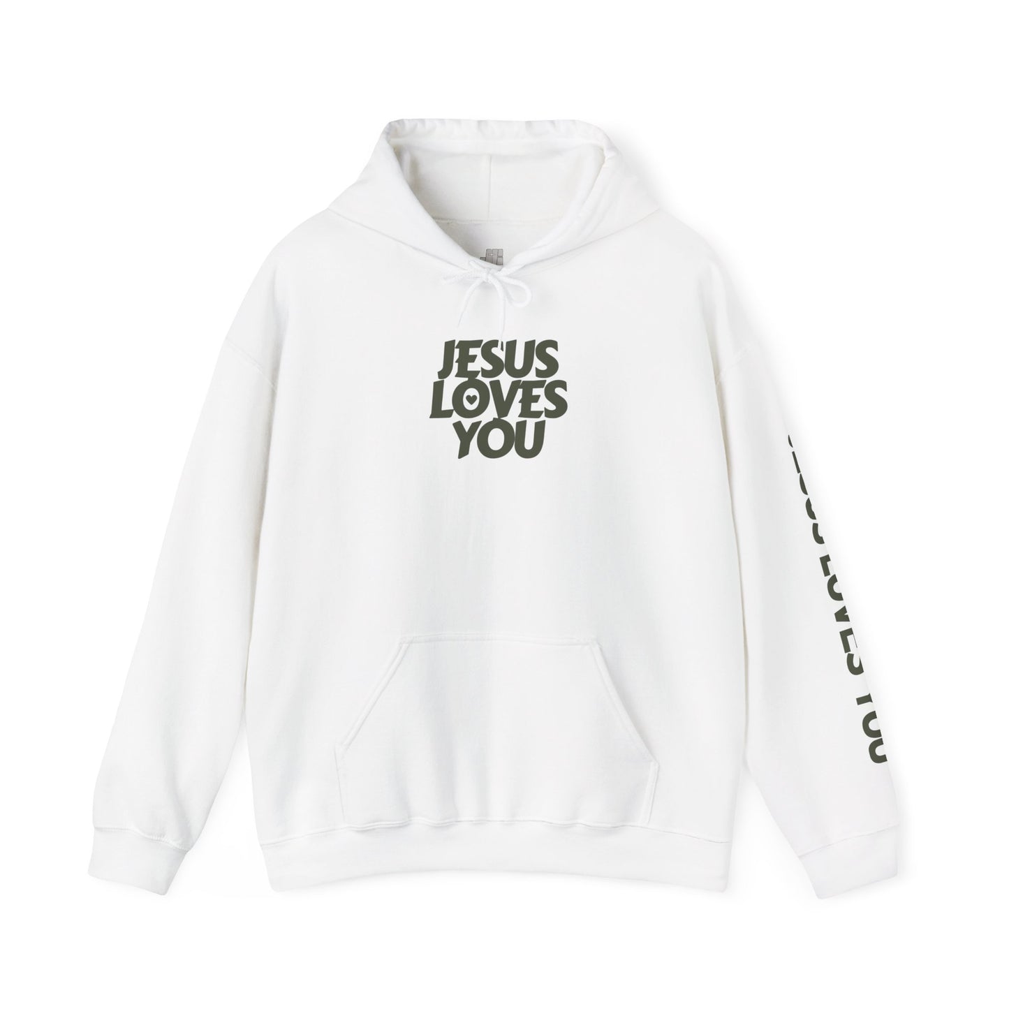 Jesus Loves You Hoodie - John 15:13 Bible Verse Christian Hoodie