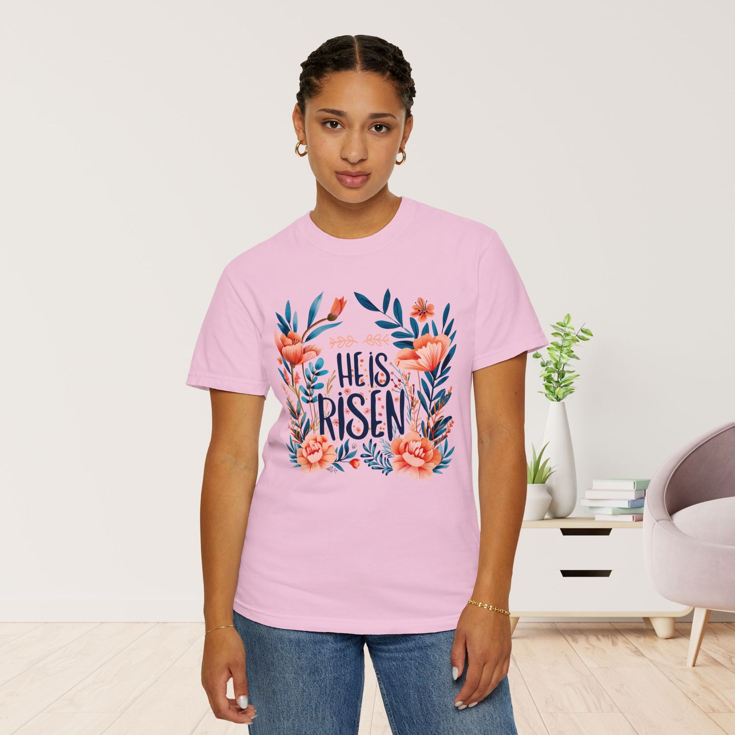 He is Risen Women's Comfort Colors T-shirt