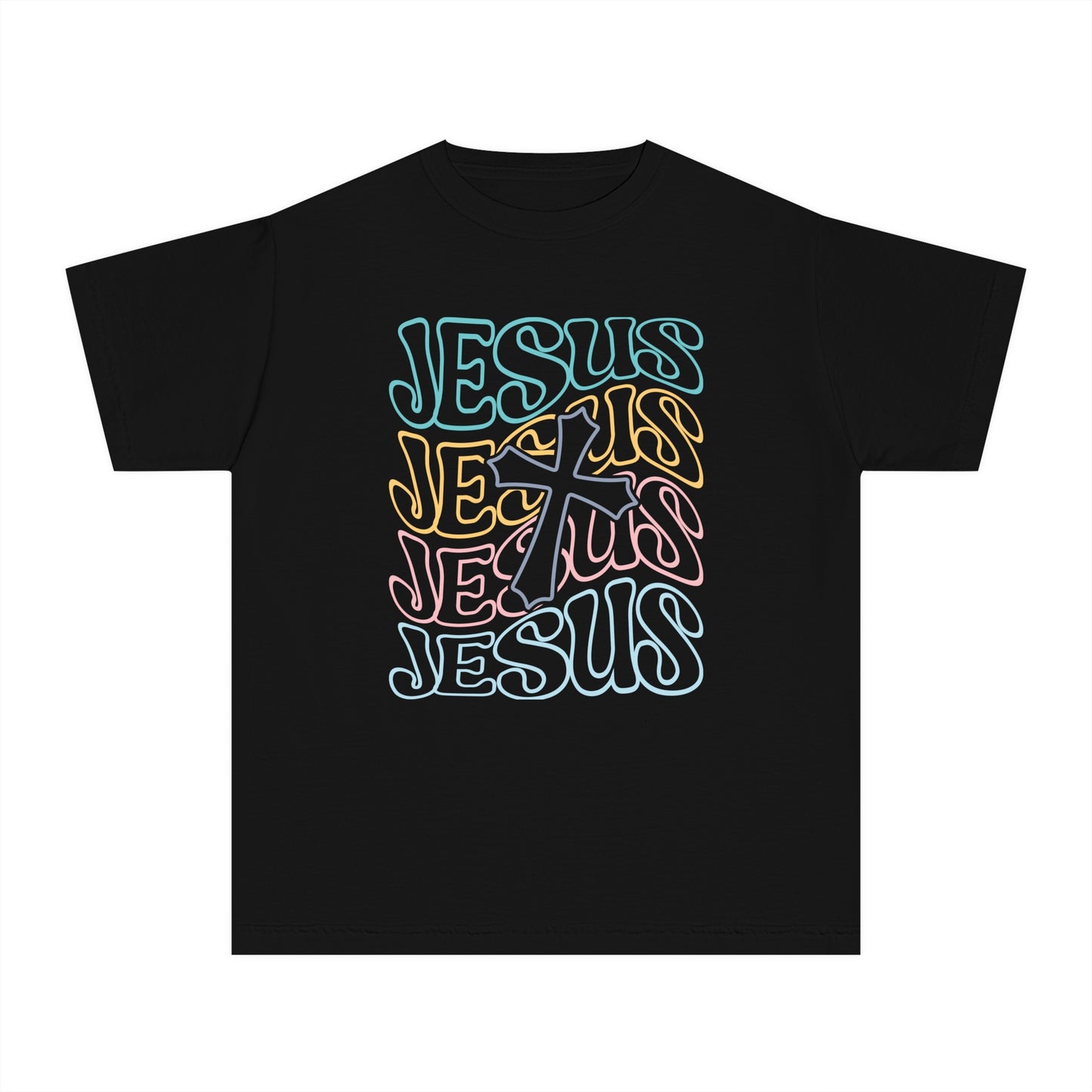 Jesus Comfort Colors Youth Christian Tee