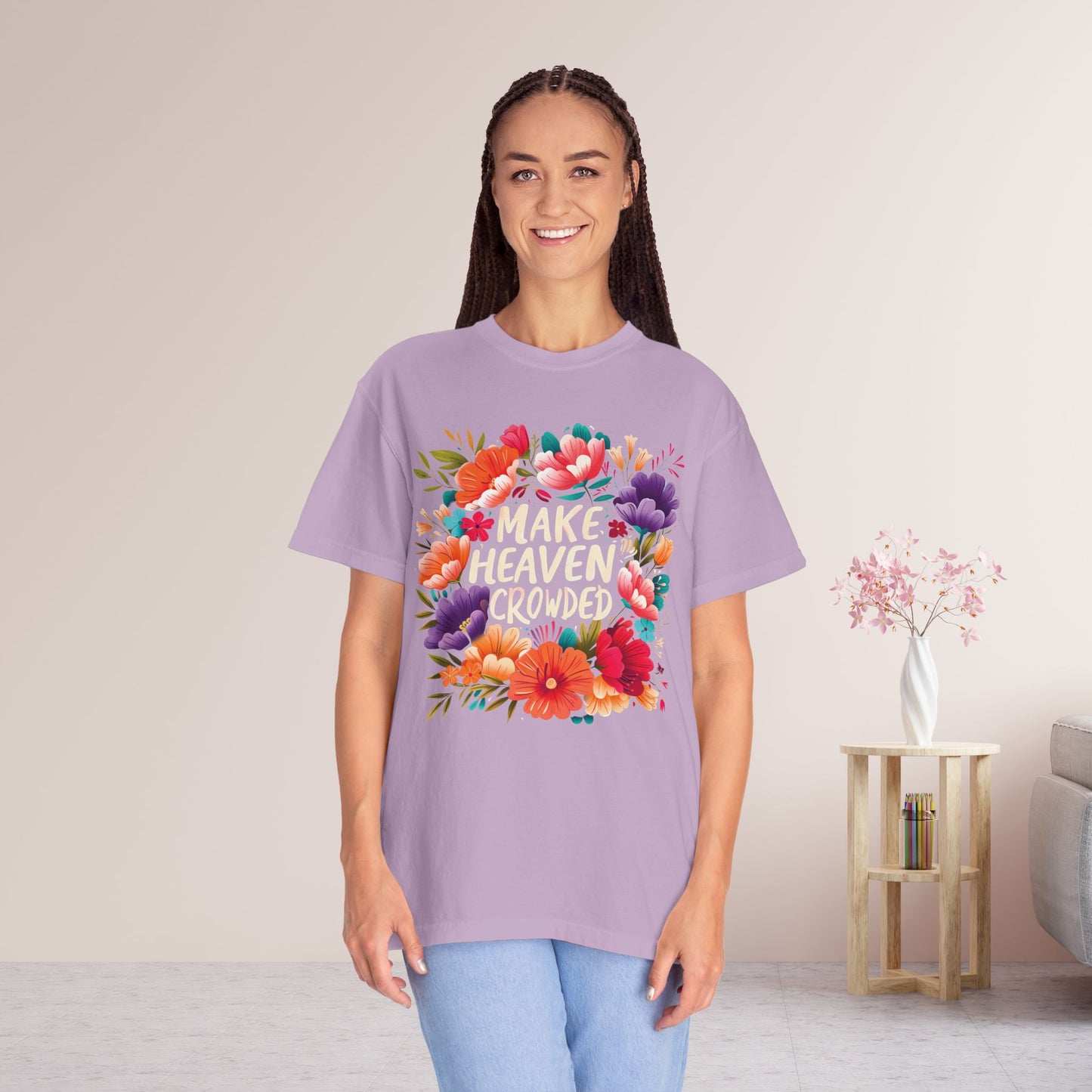 Women's Make Heaven Crowded Comfort Colors T-shirt