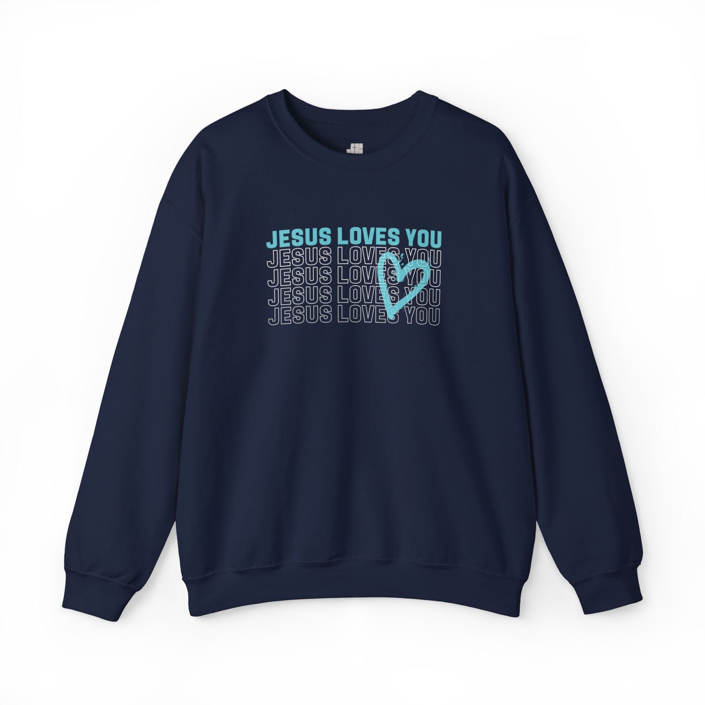 Unisex Jesus Loves You Crewneck Sweatshirt