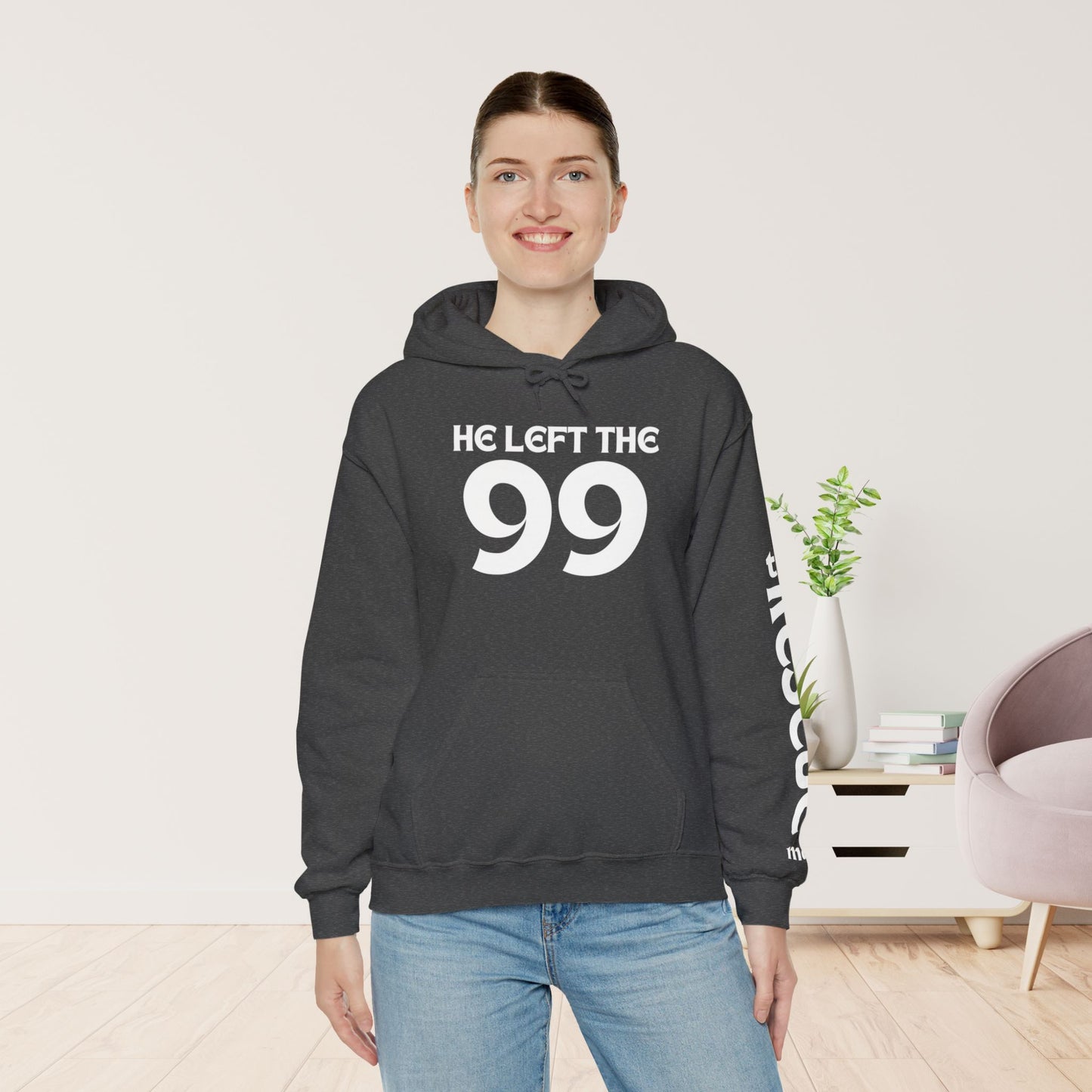 He Left the 99 to Rescue Me Hoodie - Unisex Christian Hoodie