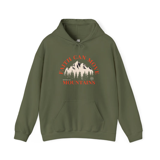 Faith Can Move Mountains Hoodie - Matthew 17:20 Bible Verse Hoodie