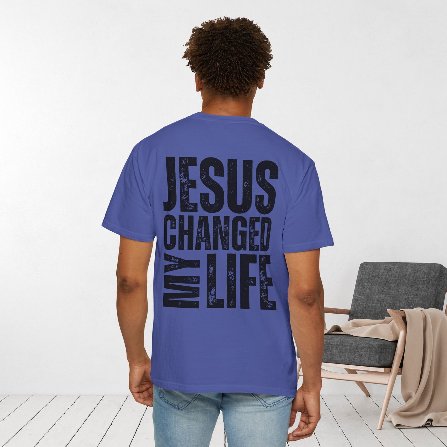 Comfort Colors Jesus Changed My Life Christian Shirt