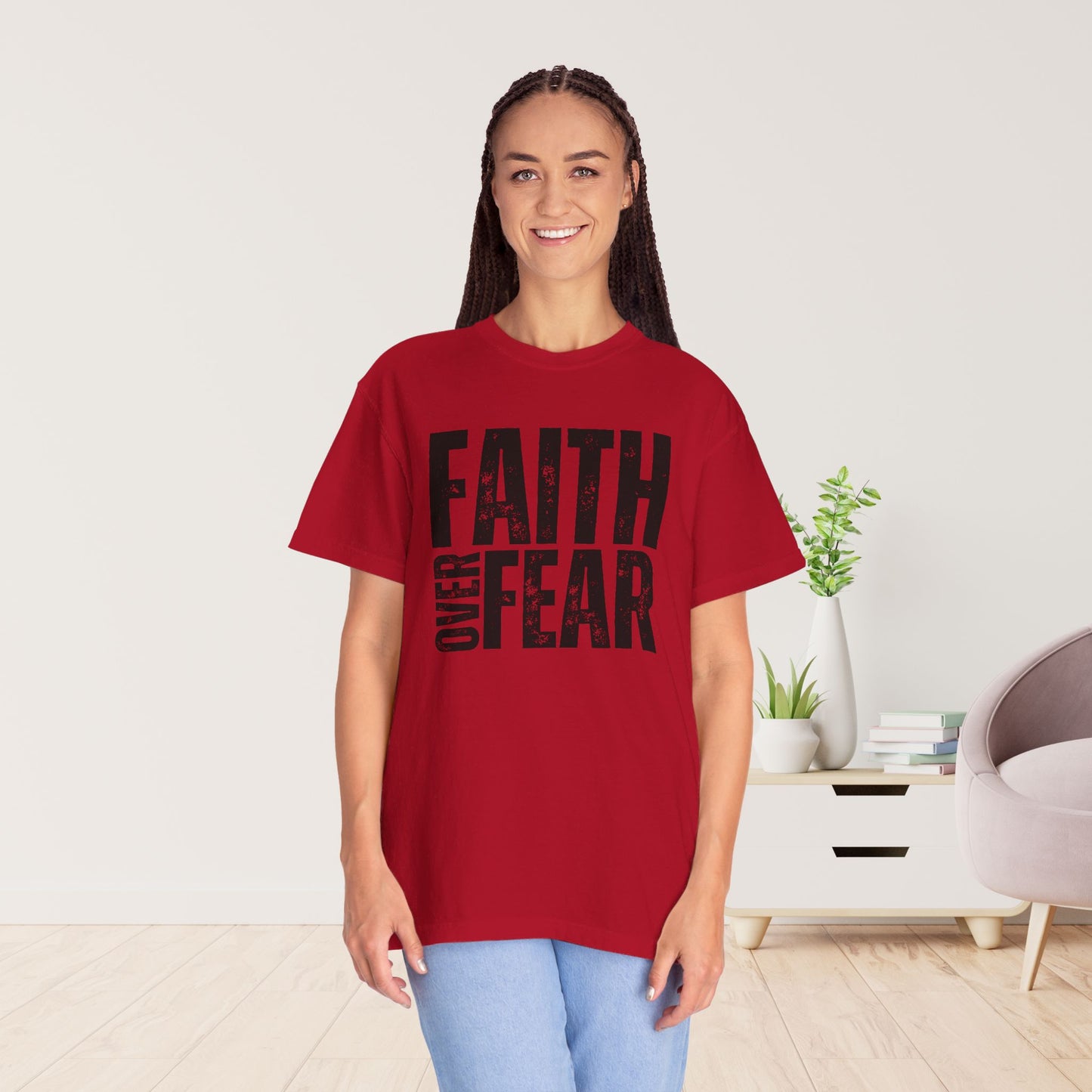 Comfort Colors Faith Over Fear Shirt Unisex Shirt