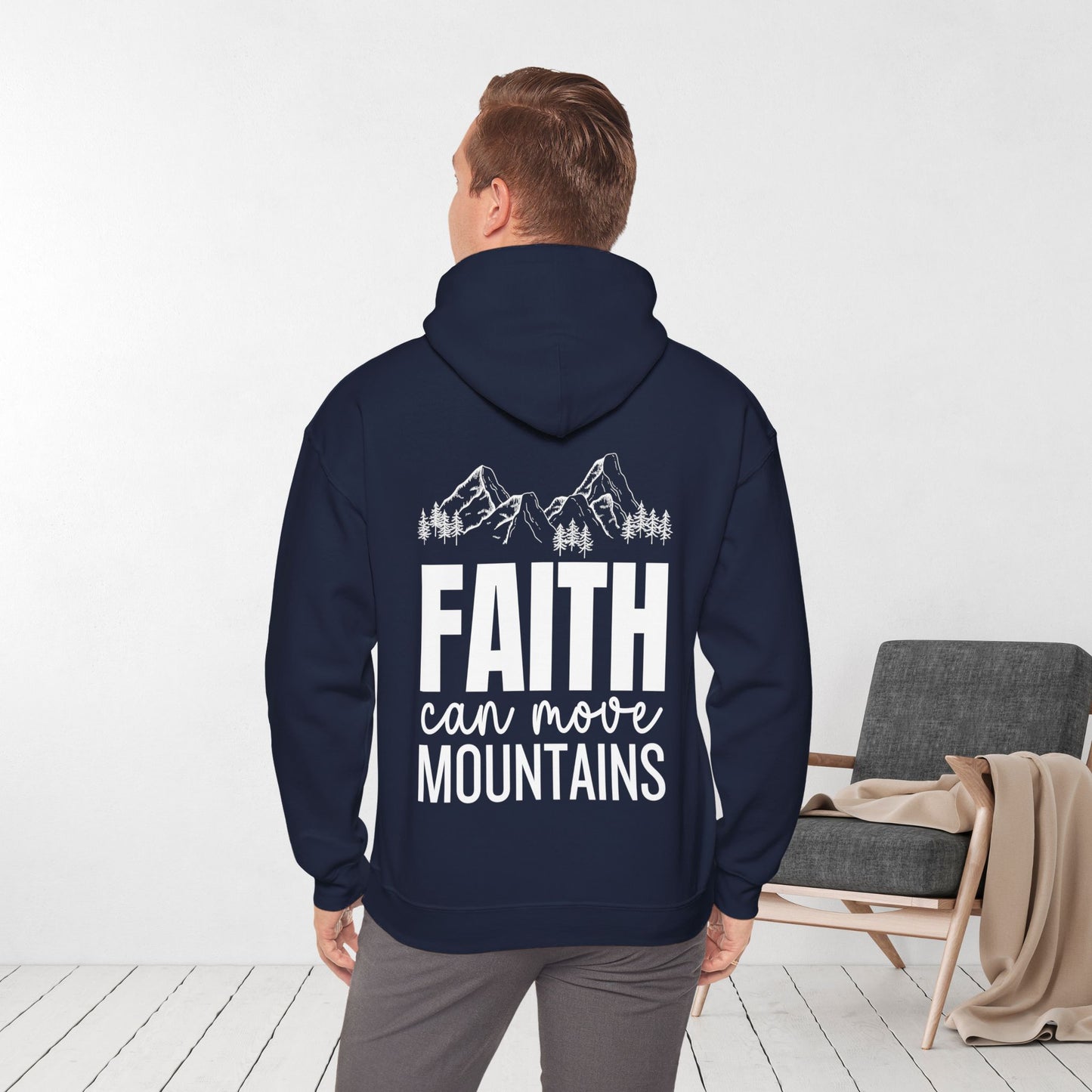 Faith Can Move Mountains Christian Hoodie