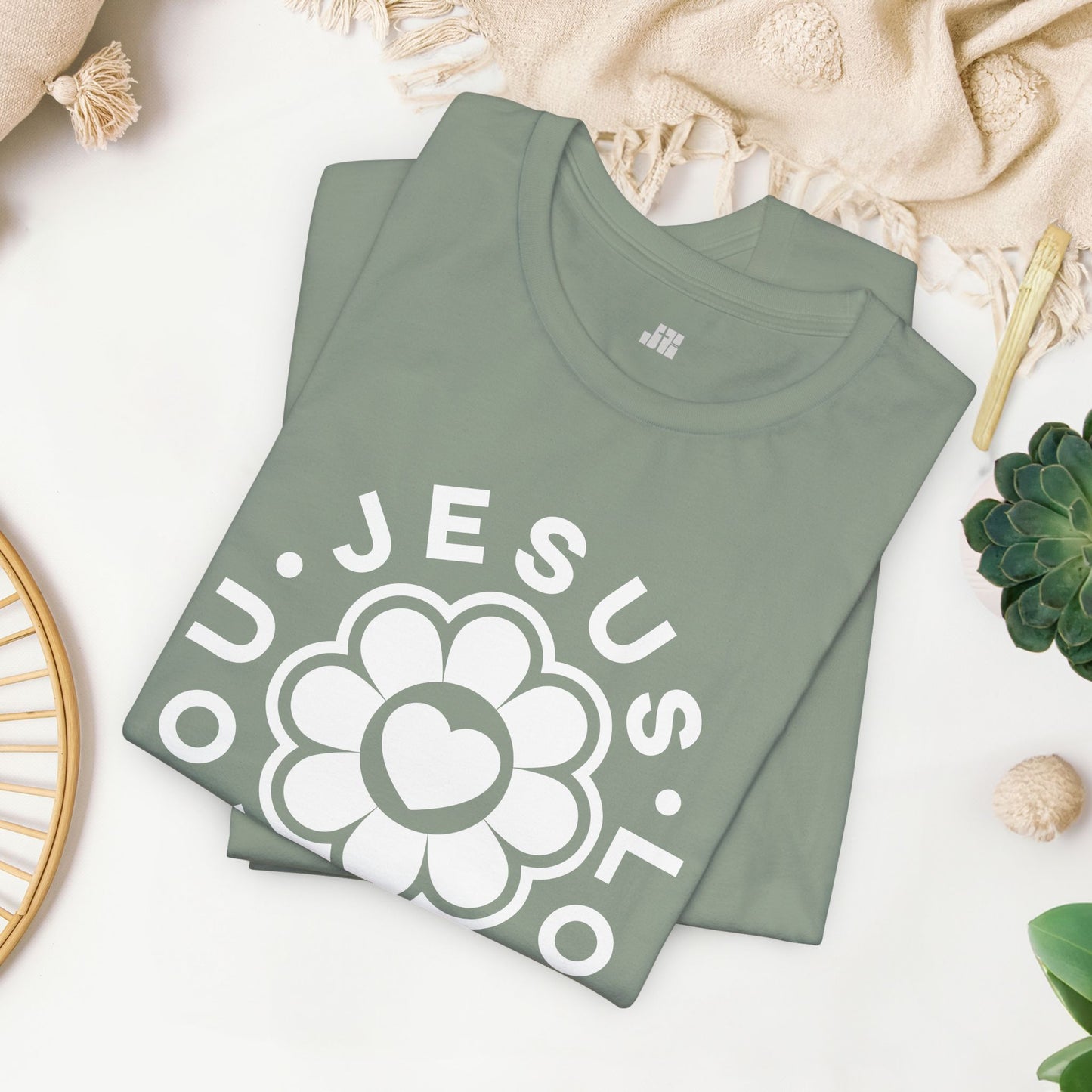 Jesus Loves You Soft Cotton Tee - Christian Tee