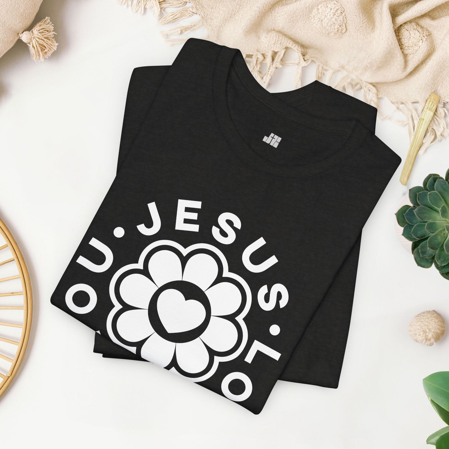 Jesus Loves You Soft Cotton Tee - Christian Tee