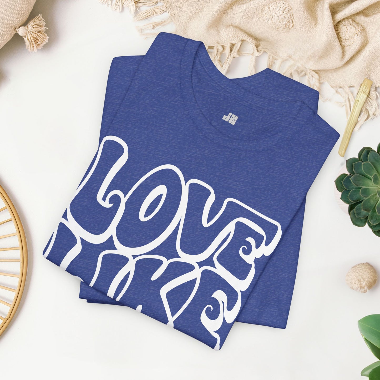 Love Like Jesus Soft Cotton Tee - Christian Shirt